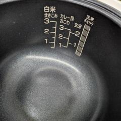 【売ります】無印良品　炊飯器　3合　MJ−RC3A3　2024年製の画像