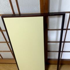 ◆◆◆お引き取り限定◆◆◆風炉先屏風 仕上色 女桑 表装 唐松 USED美品の画像