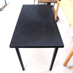 デスク　テンバンプレフェ118　ニトリ　ブラック　リユース品　価格　4,950円　在庫30台（9/7現在）の画像