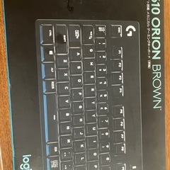 Logicool 茶軸ゲーミングキーボード　G610 ORION BROWNの画像