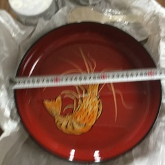 ★自宅保管未使用品　　寿司桶、漆器椀(5個）、しゃもじの画像
