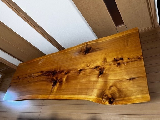 秋田杉 一枚板 ローテーブル