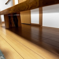 秋田杉 一枚板 ローテーブル の画像