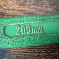 ロブスター　モンキーレンチ　200mm 緑　絶縁グリップの画像