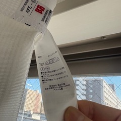 無印良品　カーテン　白の画像