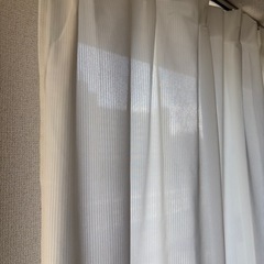 無印良品　カーテン　白の画像