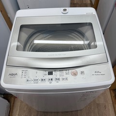 2023年製　アクア　6K 洗濯機　AQW-S6Pの画像