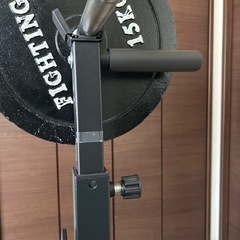 ベンチプレス シャフト ラック プレート カラーセット計85キロの画像