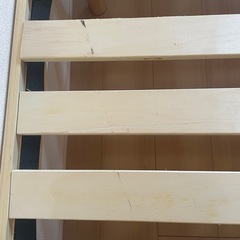 コンセント付き　すのこベッドの画像