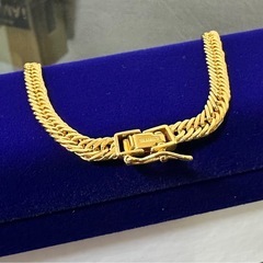 【掲載終了】8面トリプルゴールドコーティング喜平ネックレス　50㎝の画像