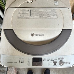 シャープの洗濯機の画像