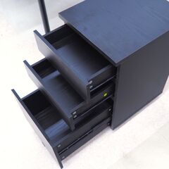 木製スリムワゴン　（大）　3段　リユース品　価格　3,850円　在庫10台（9/7現在）の画像