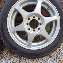 １４インチアルミホイール４本セット  DUNLOP（NEO EUROPEAN DESIGN PRD-SX）の画像