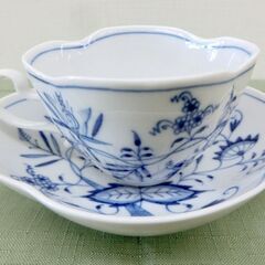 未使用■マイセン Meissen ブルーオニオン 800101／55863 ティーカップ＆ソーサー 150ml 1客 C&S 札幌 西区 西野店の画像