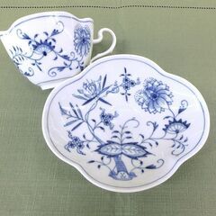 未使用■マイセン Meissen ブルーオニオン 800101／55863 ティーカップ＆ソーサー 150ml 1客 C&S 札幌 西区 西野店の画像