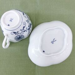 未使用■マイセン Meissen ブルーオニオン 800101／55863 ティーカップ＆ソーサー 150ml 1客 C&S 札幌 西区 西野店の画像