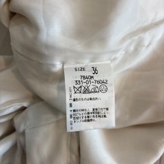 INTERPLANET ホワイト ショートパンツ　サイズ36 Sの画像