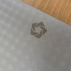 ミュラウェア　ヨガマット　紺色　美品の画像