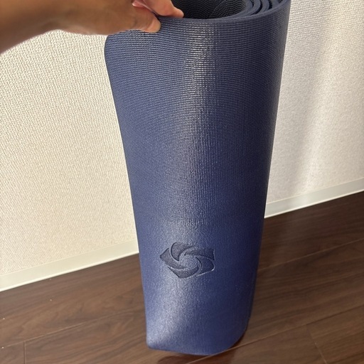 ミュラウェア　ヨガマット　紺色　美品