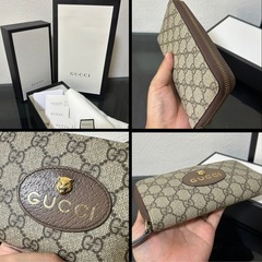 GUCCI グッチGGスプリーム473953 K9GOT 8861ラウンド長財布の画像