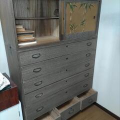 昭和レトロ　桐和箪笥の画像