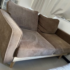 ソファ　2人掛け　コーデュロイの画像