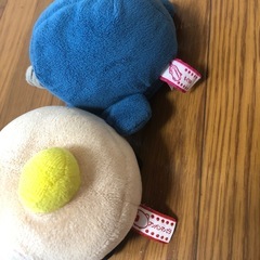 最終お値下げ😊 アンパンマン号ともぐりんのぬいぐるみ(⚈ ̍̑⚈ ̍̑⚈)の画像