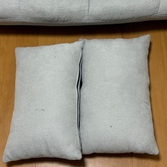 早い者勝ち！ソファーベッド肘掛クッション付きの画像