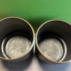 ◆◆◆お引き取り限定◆◆◆骨董 金属工芸 美術火鉢 2個セット USED品の画像