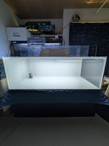 Yosaku_jp　90cmアクリル水槽 ぷぅ工房上部濾過 ◇2層式上部フィルター◇90cm水槽用◇濾過槽◇オーバーフロー