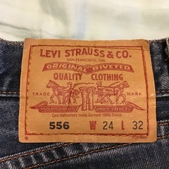 中古リーバイス556 レディース　W24 L32 の画像