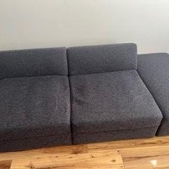 【美品】LOWYA3人掛けソファの画像