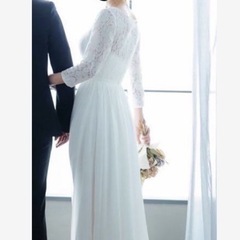 【美品】ウェディングドレス【華奢見え】の画像