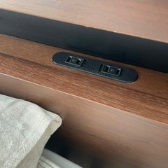 【ニトリ】ダブルベッドフレーム、マットレスの画像