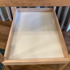 値下げ IKEA  SNIGLAR スニーグラル おむつ替え台 マット 収納バスケット付き の画像