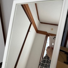 【IKEA】FLAKNAN スタンドミラー 全身鏡の画像
