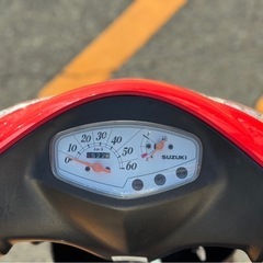 【ご成約でヘルメットプレゼント🎁】スズキ アドレスv50 CA42A レッド【配送•当日納車可能】の画像