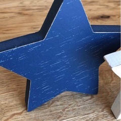 木製　スターオブジェ　雑貨　フランス　アンティーク　星好き　インテリアの画像