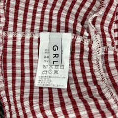 GRL　シャツ赤の画像