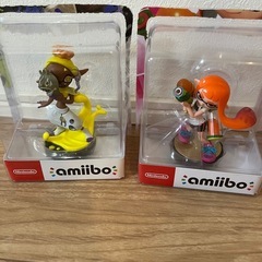 アミーボ amiibo スプラトゥーン3 ウツホ ガール フィギュア　2体 まとめ売りの画像