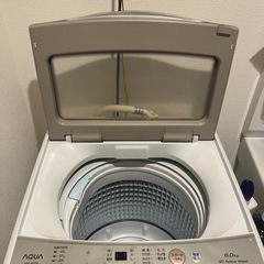 新生活セット 洗濯機 AQUA 美品    の画像