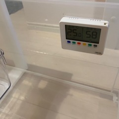 爬虫類飼育ケージ(衣装ケース改良)の画像