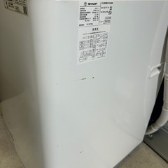 SHARP 7キロ　洗濯機　2022年製！の画像