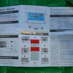 ソーラー チャージャー コントローラー 30A 12V 24V バッテリー 制御の画像