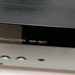 0907-468 AVアンプ　サブウーファー＆スピーカー　※スピーカーケーブル欠品の画像