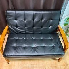 【無料】ニトリの2人掛けソファ お譲りしますの画像