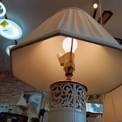 LENOX  レノックス　アンティーク スタンドライト　間接照明　照明器具　ライト　サイズ（約）幅36×奥36×高50　　■近隣配送無料 買取GO‼　栄和店の画像