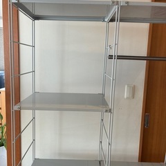 無印良品　スチール棚の画像