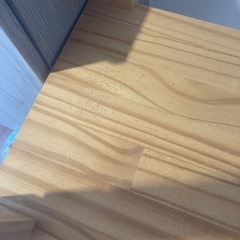 決まりました　木製ラックの画像
