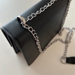 黒ショルダーバッグ♦️シンプルの画像